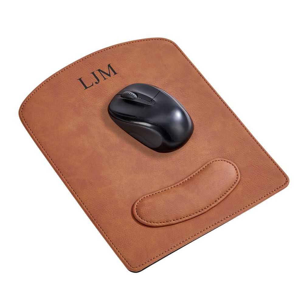 Leatherette Mouse Pad Caramel 9.75" X 8"-2