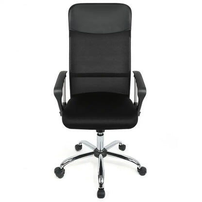 Premium High Back Mesh Office Chair with Adjustable Lumbar Support - Black-2