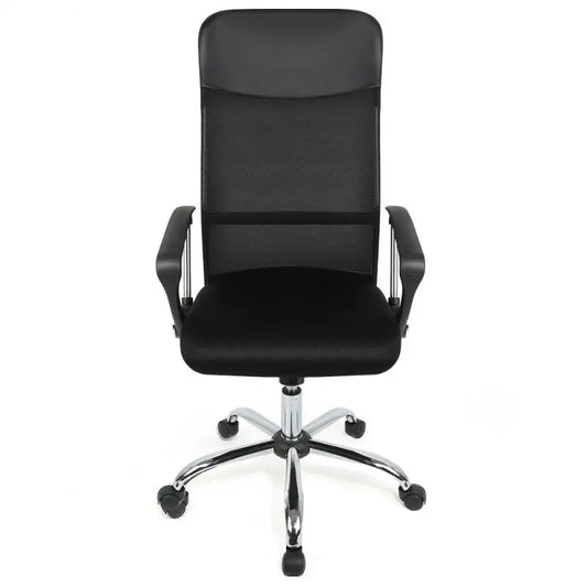Premium High Back Mesh Office Chair with Adjustable Lumbar Support - Black-2