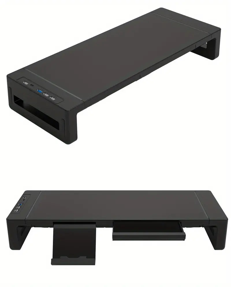 Ultimate Monitor Stand Riser: USB Hub, Data Port, and TYPE-C Charging Powerhouse-0